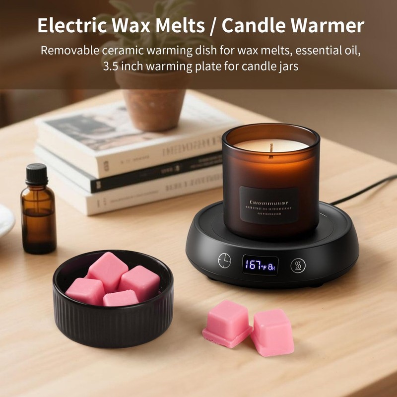 Lyty Wax Melt Warmer 3-in-1 Candle Warmer with Timer, Electric