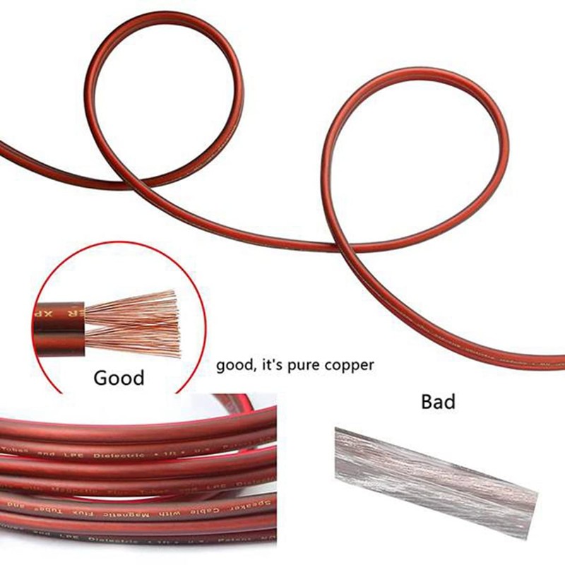 Gokoti XLR Speaker Wire, Speaker Bare Cable to XLR Plug,