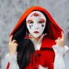 Máscara Completa Pintada A Mano Cubierta De Cara De Pintura