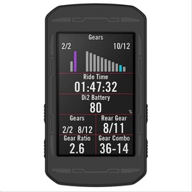 GIOPUEY Hülle Kompatibel mit Bryton Rider 750, Weich und leicht Premium TPU Silikon Schutz Case Cover Schutzhülle - Black