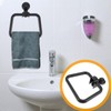 Mipcase Wall Mount Towel Rack Suction Cup Punch- Towel Holder
