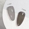 GAOY- Esmalte de uñas en gel Jelly Nude Black, 16
