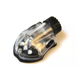 DLP Tactical Tactical IR + Visible LED Strobe Emergency Helmet Mounted IFF Marker Light - Black body + Green LED