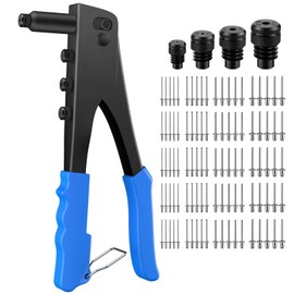 Richcat Hand Riveter Set with 100 Blind Rivets Aluminum Rivet Home Repair Rivet Tool Set New Upgrade