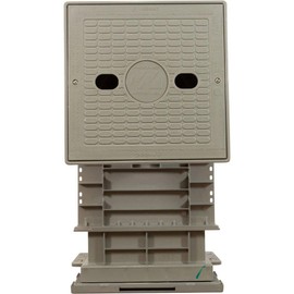 Waterway Skimmer Fiberglass Square Gray 540-8617