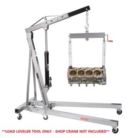 Pittsburgh Automotive Heavy Duty Engine Hoist Leveler Cherry Picker Shop Crane Load Lift Tool 4000 lbs