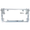 Tropical Palm Tree Chrome Polished License Plate Frame (2 Frames)