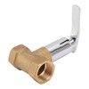 Water Stop Valve 3/4in Concealed Ceramic Brass Electroplated Water Valve