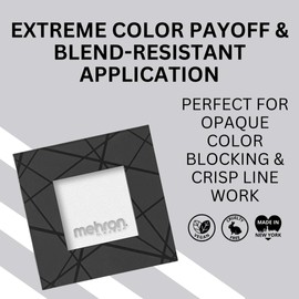 Mehron EDGE - Maquillaje profesional para rostro y cuerpo (1 onza) (blanco)