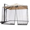 SOOSPE-MZ 10ft Patio Mosquito Netting Patio Umbrella Cover Mosquito Netting