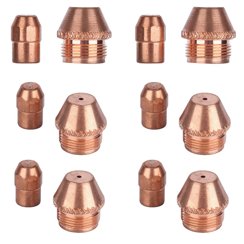 10 Set Plasma Cutter Consumables Electrode Tip Kit Nozzle Torch