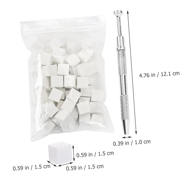 FOMIYES 1 Set Nail Sponge Grabber Nail Art Tools French