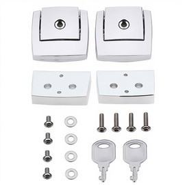 XYZMT Pack Trunk Latches Contains Lock‘s Spacers Fit For Harley Tour Pak Touring Classic Electra Ultra 80-13