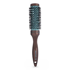 Spornette Ion Fusion 2 inch Round Brush With Thermal Ceramic Barrel And Ion-charged Anti Static Nylon Bristles For Blow Drying, Blow-outs, Curling, Styling, And Smoothing All Types Of Hair Textures