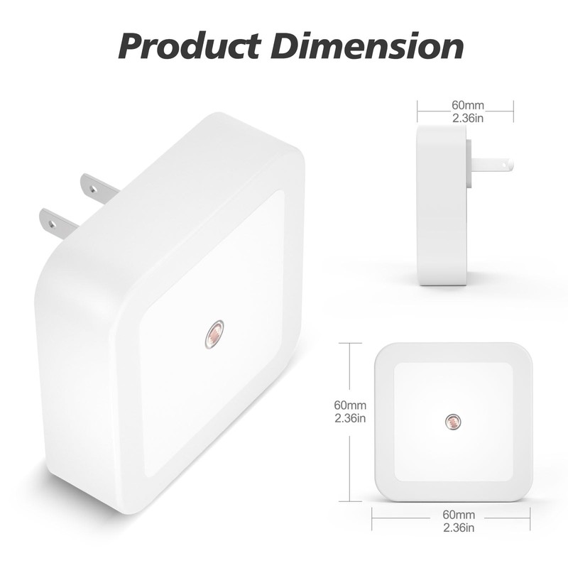 Sujeet Night Light, Night Lights Plug into Wall 8-Pack, Nightlight