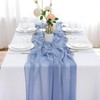 Aoksunova Muslin Table Runner, Chiffon, Gauze Fabric, 3 m x