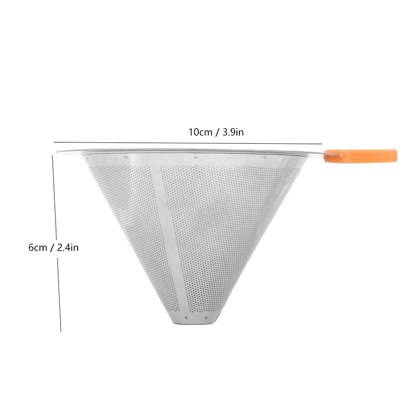 Coffee Maker Drip Filter Double Layer Stainless Steel Reusable Coffee