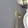 LivinEase Tablecloth - 250gsm Cotton Blend Rectangular Tablecloth - Draped