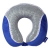 Cloudz Comfort Gel Memory Foam Travel Neck Pillow - Blue