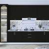 Yancorp Matte Black Contact Paper Peel and Stick Wallpaper Solid