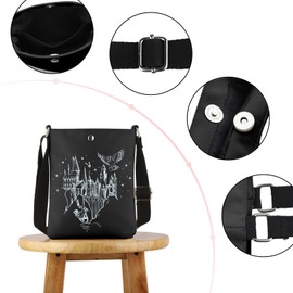 Wizard Castle Inspired Crossbody Bag Wizard Book Gift Wizard Fans Merchandise (Wizard Cas MB CA)