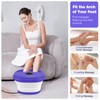 KNQZE Collapsible Foot Spa with Heat, Remote Control, Temperature Control,