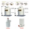 Automatic Float Valve G1/2 Parellel Outside Installation Floating Ball Valve