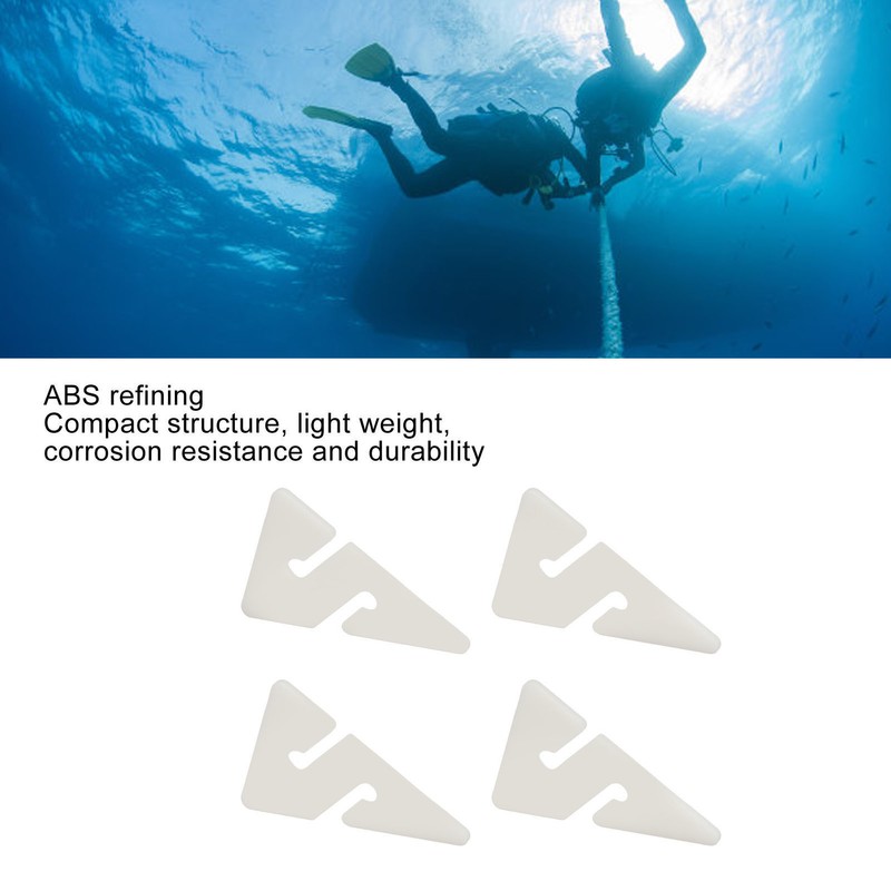 4Pcs Scuba Dive Line Arrow Marker Wreck Cave Dive Triangle
