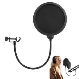 Microphone Pop Protection, Pop Protection, Microphone, Pop Filter, Professional Microphone Pop Filter Mask Shield, Mic Wind Protection Foam, Fur Blue Yeti, Snowball, Quadcast and Any Other Microphone