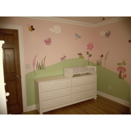Caterpillar Stencil for Painting Caterpillars on Walls and Furniture in Bug Themed Room