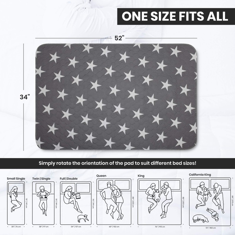 Neuma Design Bed Pads for Incontinence - 52” x 34”