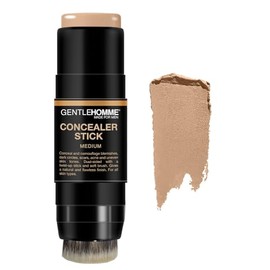 Gentlehomme- Corrector en barra con pincel para hombres - Borrador de ojeras - Corrector multiusos para hombres - Doble cara Fu