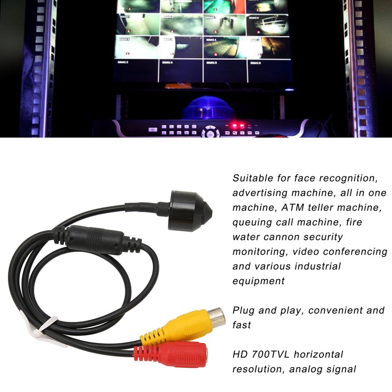Mini Analog Camera 4mm Interface Multifunctional 700TVL Mini Security Camera