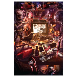 Monster Mayhem 1000-Piece Jigsaw Puzzle by Rachid Lotf | Fun Brain Teaser, Toys & Games | 28 x 20 Inches