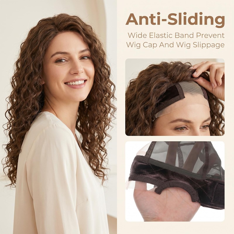 Wig Grip Cap for Glueless Wigs, Wig Caps for Women
