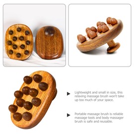 BIUDECO Manual Massage Tools Massage Brush for Cellulite Acupressure for Body Neck Shoulder Leg