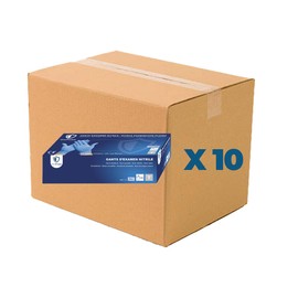 OneProtek Nitrile Disposable Gloves - Pack of 100 / Box of Disposable Gloves Made of Nitrile Blue - Size XL - Disposable Gloves, Powder-Free, Latex Free - Available in Box 1, 2, 4, 10 (1000)