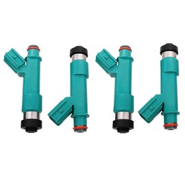 Amrxuts Inyectores de combustible 23250-28080 para Toyota Highlander 2004-2007 Corolla 2009-2013 Camry 2004-2009 RAV4 Solara 2008-2013 Scion 2.4L 23250-0HH 060