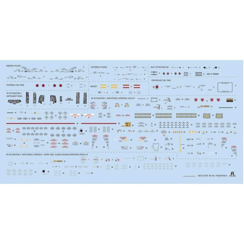 Italeri 1: 48 510002737 – RF 4E Phantom Ii
