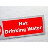 Not Drinking Water Sticker Waterproof Outdoor Vinyl Sticker 150 x