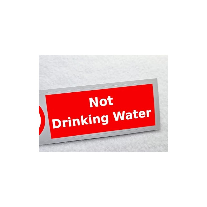 Not Drinking Water Sticker Waterproof Outdoor Vinyl Sticker 150 x