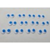 Pair of Zim's 12mm Oval Paste-On Plastic Eyes for Craft