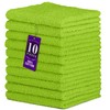 DecorRack 10 Pack 100% Cotton Wash Cloth, Luxurious Soft, 12