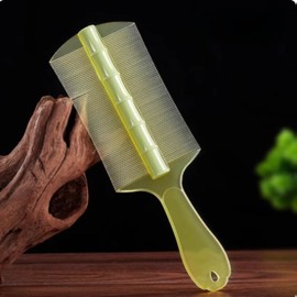 Heolseuwami Scalp Massage Bamboo Comb Hair Detangling Brush Fine Tooth Comb