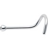 Body Candy Stainless Steel 1.57mm Clear Accent Micro Nose Stud