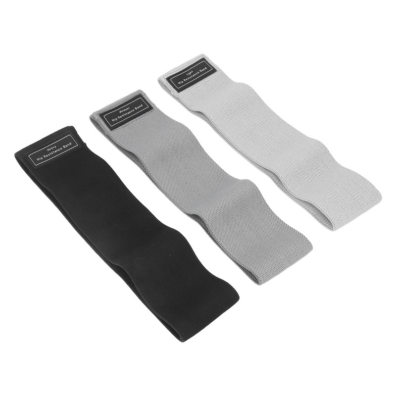 3Pcs Exercise Resistance Bands High Elasticity Portable Workout Leg Bands
