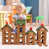 Wondertoys 530 Pcs Wooden Logs Set Ages 3+, Classic Building