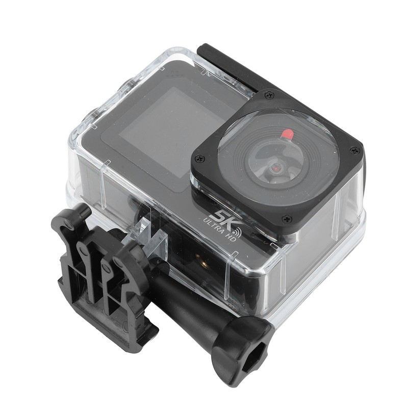 5K30FPS WiFi Action Camera Front and Rear Dual Screen Built