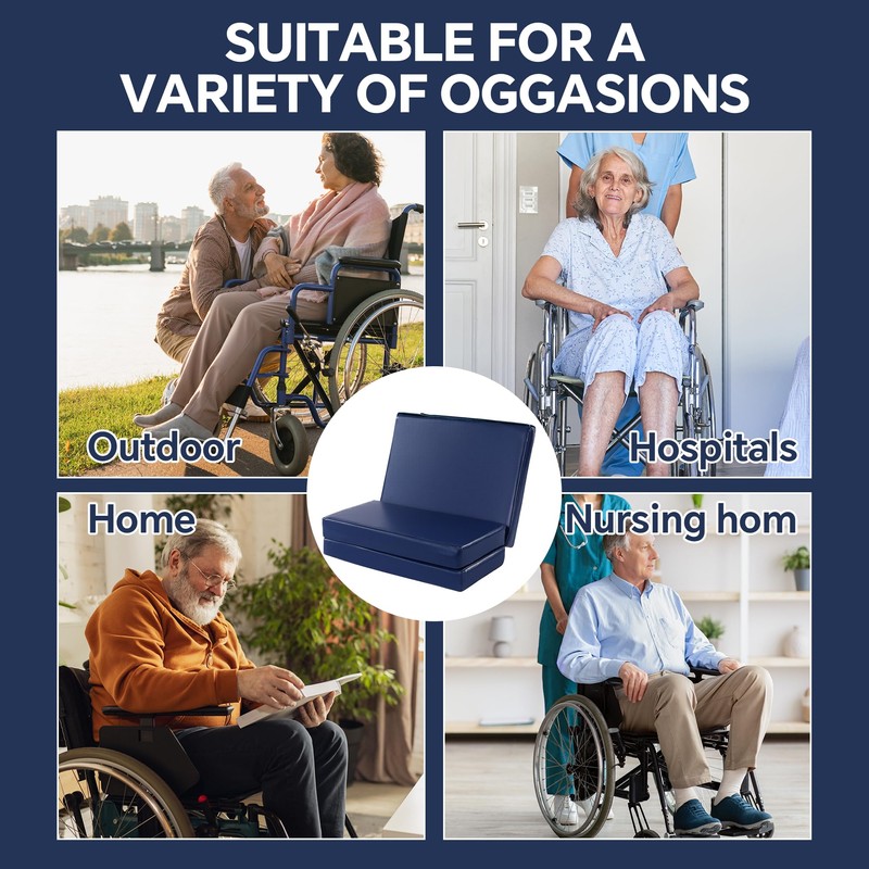 BALAPET Adjustable Height Wheelchair Footrest, High Density Foam Wheelchair Leg