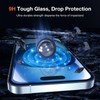 KUZOOM 2 Pack Privacy Screen Protector for iPhone 15, 9H+